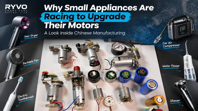 Small Appliances Motor Teardown Analysis - RYVO Chinese Manufacturing