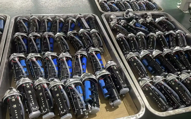 Sub-assembly of drive unit, PCBA and battery cell