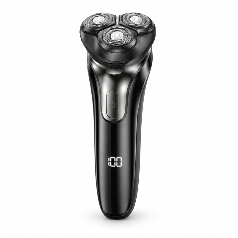 Model 375 three-head rotary electric shaver on a white background.